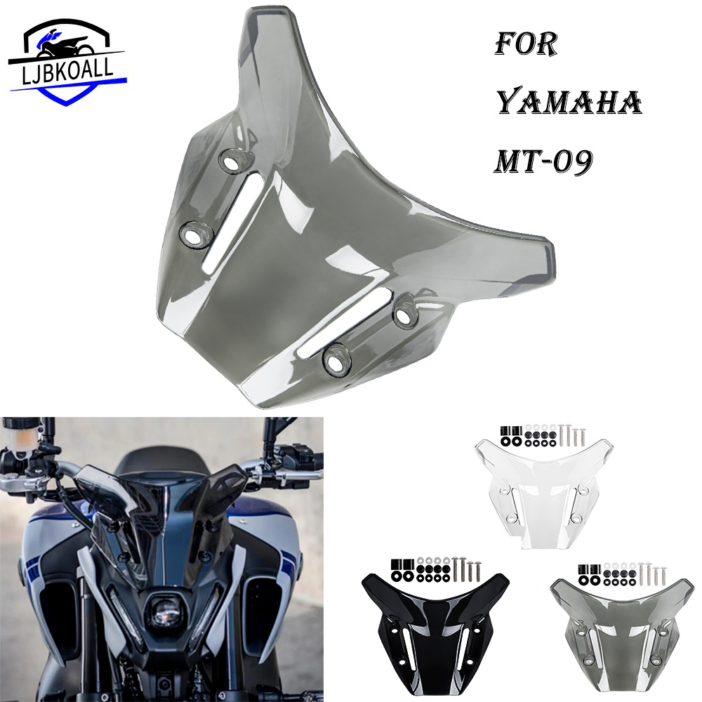 Ljbkoall MT09 กระจกหน้ารถจักรยานยนต์ สําหรับ Yamaha MT-09 MT 09 2021 2022 2023