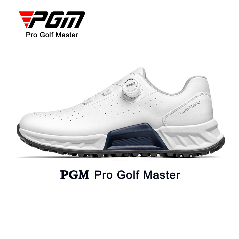 PGM รองเท้ากอล์ฟผู้ชาย ดีไซน์ใหม่ สวมใส่สบาย ป้องกันการลื่นไถล ระบบระบายอากาศดี สายลากแบบคละสี รหัส XZ428
