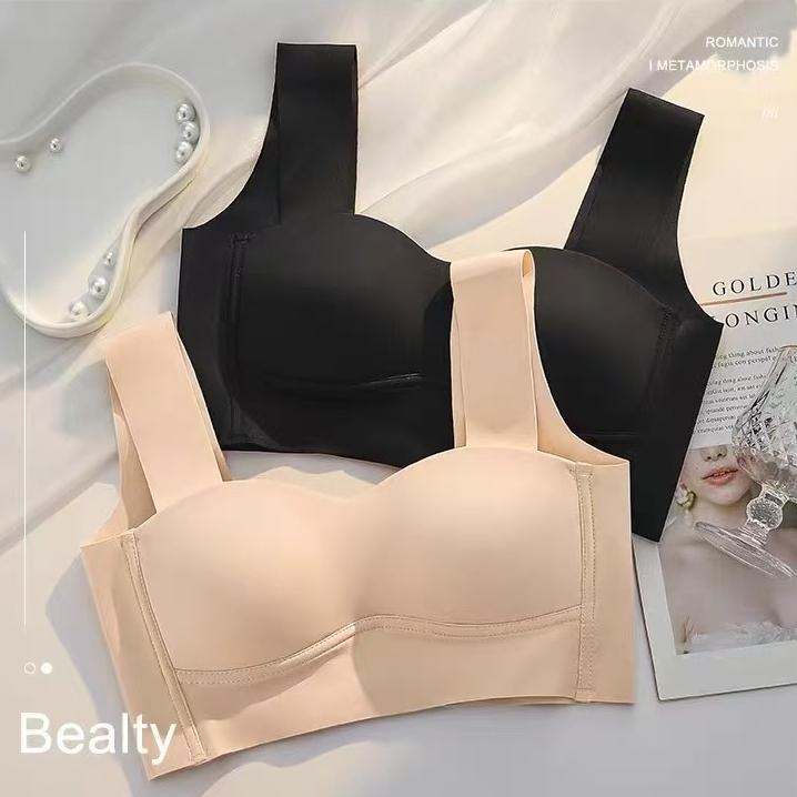 ❤Bra Queen❤บราไร้โครง ไร้ขอบ สปอร์ตบรา แฟชั่น ฟองน้ำบาง เนื้อผ้านิ่ม ลดการกดทับ เก็บกระชับหน้าอก