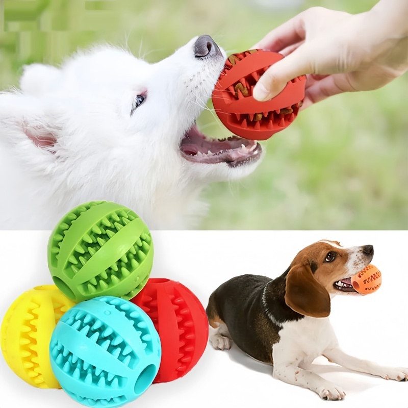 ยางธรรมชาติสัตว์เลี้ยงสุนัขของเล่น Treats Dispenser ผู้ถืออาหารสัตว์เลี้ยงรั่ว Ball ตลก Interactive ความยืดหยุ่น Ball กัดทนฟันทําความสะอาดอาหาร Ball สุนัข Chew ของเล่น