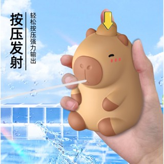 คาปิบาระ สเปรย์น้ําของเล่นการ์ตูนตุ๊กตาของเล่นเด็กฤดูร้อนกลา…