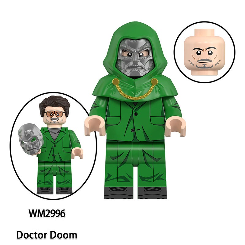 บล็อกมินิของเล่นฟิกเกอร์ Doctor Doom Building Block ของเล่น WM2997 WM2996