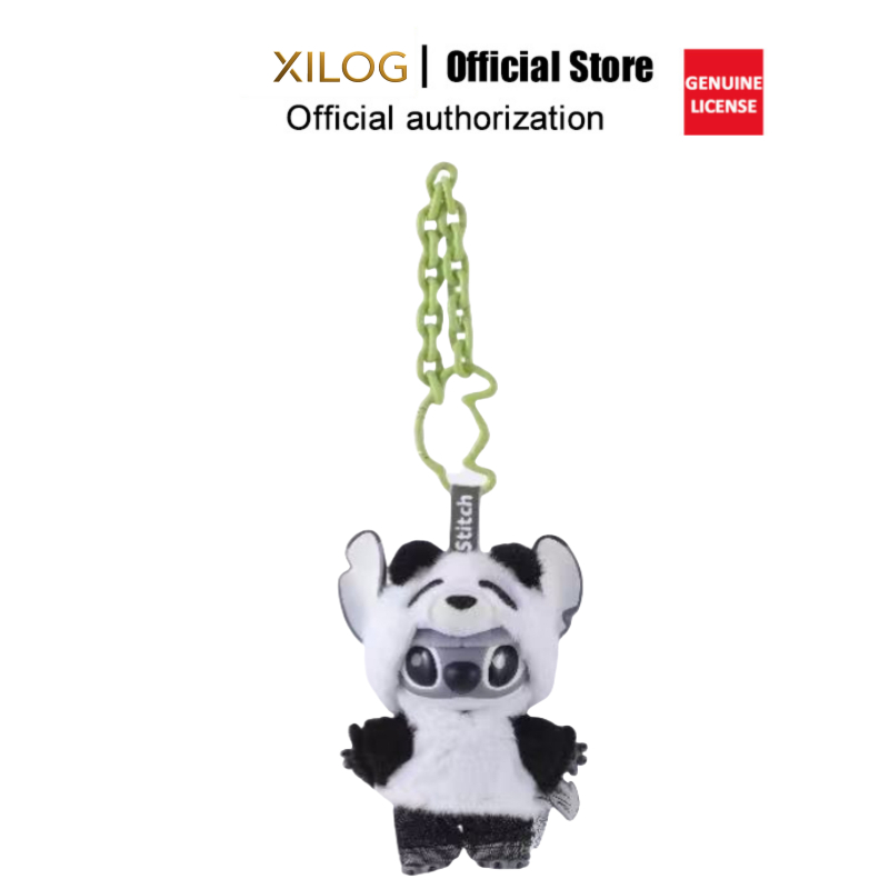 MINISO Stitch Panda ของขวัญจี้ตุ๊กตาไวนิลรุ่นลิมิเต็ด