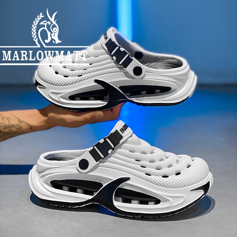 รองเท้าแตะผู้ชาย Marlowmatt | กันกระแทกกันลื่นกันน้ําระบายอากาศ | รองเท้าแตะฤดูฝนสไตล์ใหม่