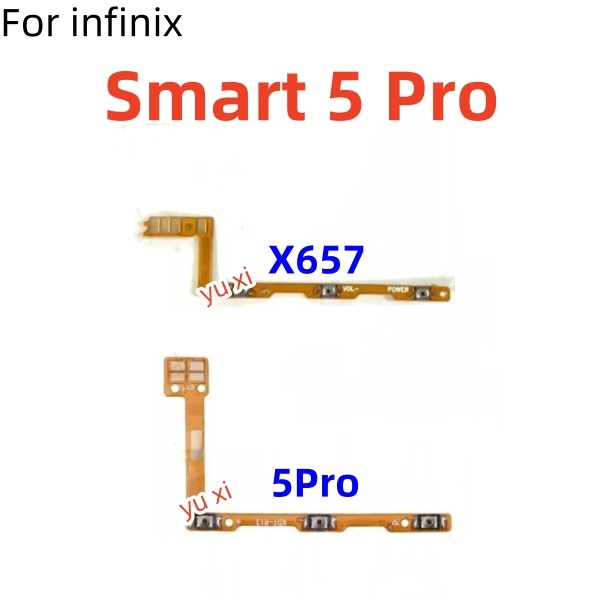 เฟล็กซ์ปุ่มเปิดปิดสําหรับ infinix smart 5 Pro X657 X657B X657C