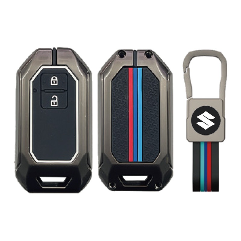[ของขวัญสุดหรู] Suzuki SWIFT SUZUKI XL7 ฝาครอบกุญแจรถอุปกรณ์เสริมพวงกุญแจ (2 ปุ่ม)
