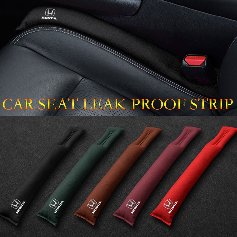 1pcs รถ seat gap filler หนังนิ่ม gap รั่วปลั๊ก strip เหมาะสําหรับ Honda Civic Fk7 Fit Fk2 Mugen Fk8 