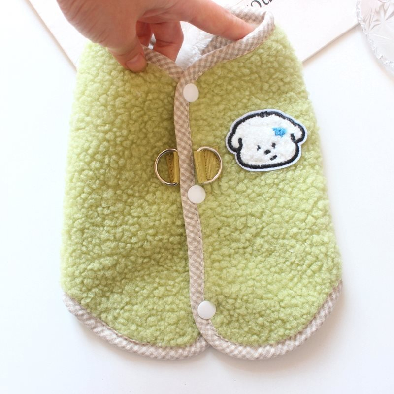 💜🐻 เสื้อกั๊กแขนกุดลายน่ารักคาวาอิ ผ้าเนื้อนิ่ม - for pet เสื้อสุนัข ชุดหมา ชุดแมว - รูปที่ 4