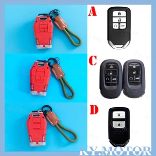 สําหรับ Honda City Civic Smart Key Fob Case Shell Accord CR-V Gundam Shield﻿ ตัวป้องกันเคสกุญแจรถ TPU รูปทรง