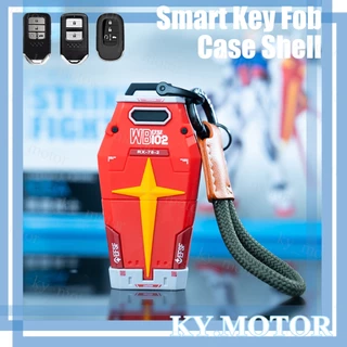 สําหรับ Honda City Civic Smart Key Fob Case Shell Accord CR-V Gundam Shield﻿ ตัวป้องกันเคสกุญแจรถ TPU รูปทรง