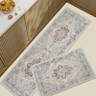 พรมปูพื้นห้องครัว พรมเช็ดเท้า กันการลื่น นุ่ม สําหรับห้องครั…