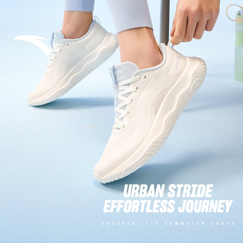 [3-10KM+] ANTA Women A-EBUFFER Lite Training Shoes Badminton Zumba Jogging Sports Shoes 122527713