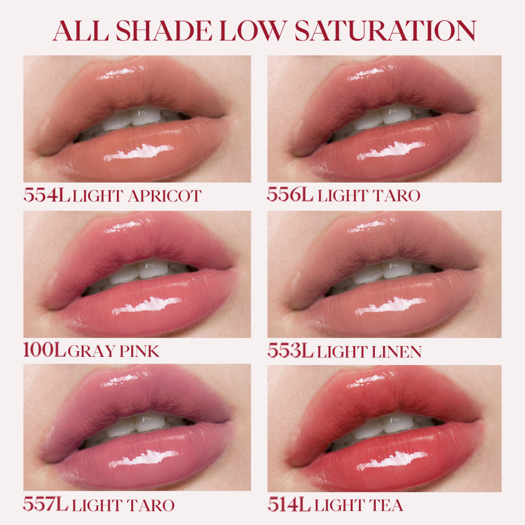 JOOCYEE أحمر شفاه Lucent Glazed Rouge خفيف جداً — صورة 5