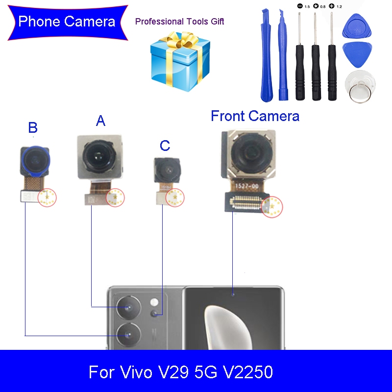 โทรศัพท์ กล้องหน้าสําหรับเปลี่ยนกล้องหลัง Vivo V29 5G V2250