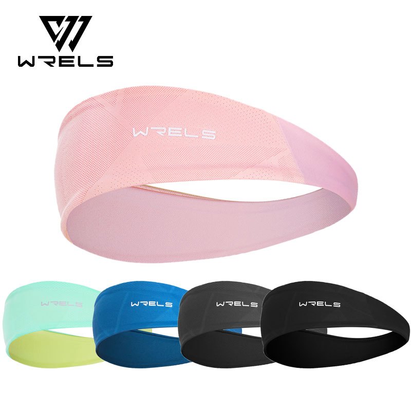 WRELS ผ้าคาดศีรษะสำหรับวิ่ง ฟิตเนส โยคะ ผู้ชายและผู้หญิง ดูดซับเหงื่อ แห้งเร็ว #k75
