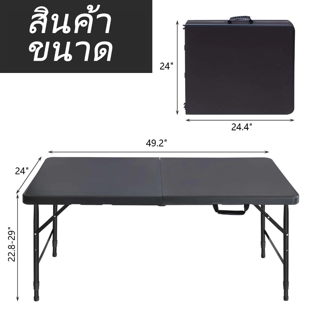 AOKANG  โต๊ะพับได้ โต๊ะแคมป์ปิ้ง กลางแจ้ง โต๊ะพกลางแจ้ง แบบพกพา พับได้ง่าย แคมป์ปิ้งปิกนิก thumbnail 10