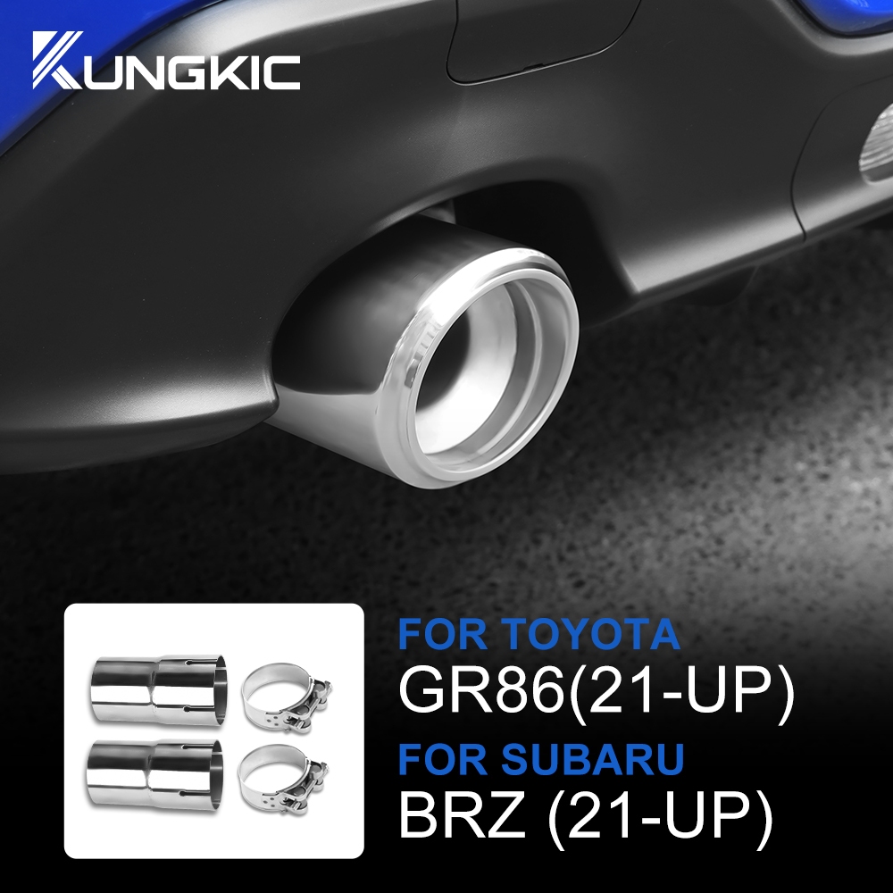 สําหรับ Subaru BRZ ZD8 Toyota GR86 ZN8 2021-2025 รถท่อไอเสียท่อสแตนเลสเคล็ดลับอุปกรณ์ภายนอก