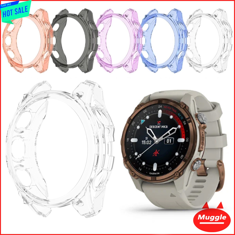 เคส GARMIN Mk3 & Mk3i 43 มม. ดําน้ําเคสป้องกันพิเศษ Mk3 Mk3i 43 มม. Mk3&Mk3i 43mm เคสป้องกันนาฬิกาแบบใส