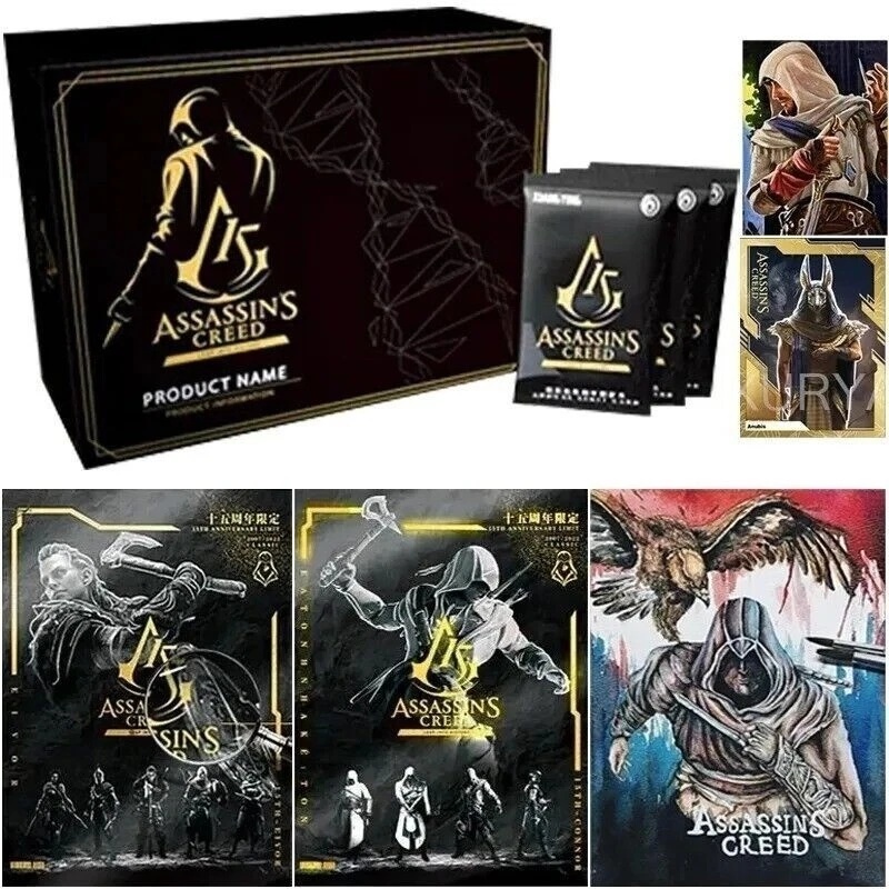 Assassins Creed Card 15th Anniversary Commemorative Limited Collection Cards กล่องปิดผนึก