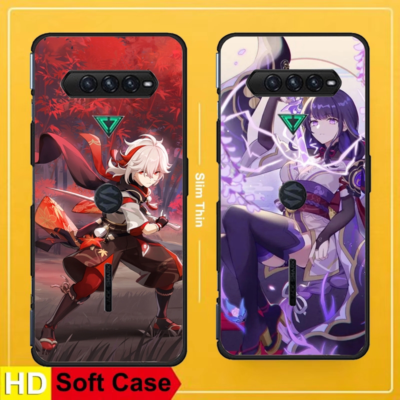 เคสป้องกันสําหรับ Black Shark 4 4s Pro Soft TPU เคสด้านหลังสําหรับ Black Shark 5 RS 5RS ป้องกันผิวกล