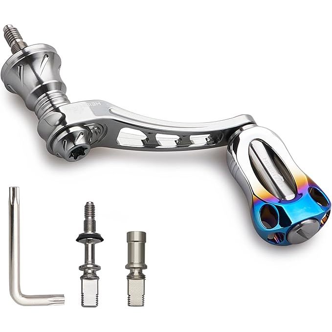 HEIGHTEN 45-50 มม.พร้อมลูกบิด 22 มม.สำหรับรอกตกปลารุ่นใหม่ปี 2022 เช่น Shimano Stella, Daiwa Fuego