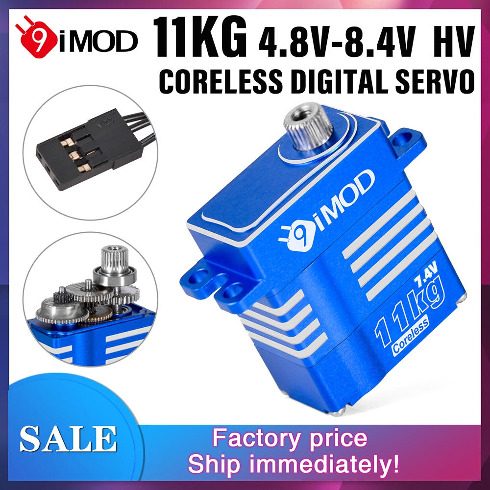 9imod RC Digatal Servo 11KG Coreless โลหะเกียร์ Servo 4.8-8.4V สําหรับ RC รถ RC เฮลิคอปเตอร์ DIY อุป
