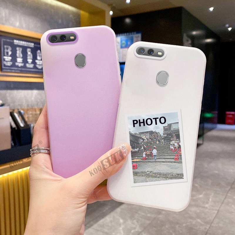 แฟชั่นสําหรับ OPPO A7 A7N A5S AX5S AX7 A12 A12S A11K Jelly Texture นุ่มโทรศัพท์ปลอกปกหลัง
