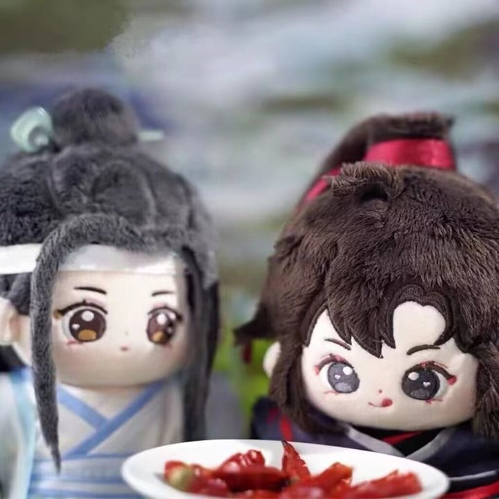 20 ซม.Mo Dao Zu Shi Wei Wuxian Lan Wangjiตุ๊กตาของเล่นตุ๊กตาอะนิเมะคอสเพลย์Plushieรูปคริสต์มาสของขวัญHua Cheng Xie Lianตุ๊กตาตุ๊กตา