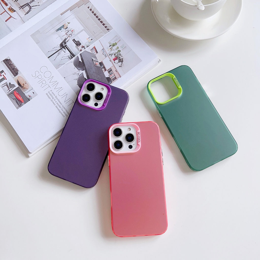 เคสแข็งสําหรับ iPhone 17 Air 12 11 Pro XS Max XR X 7 8 6 6S Plus SE 2 IMD เคสโทรศัพท์