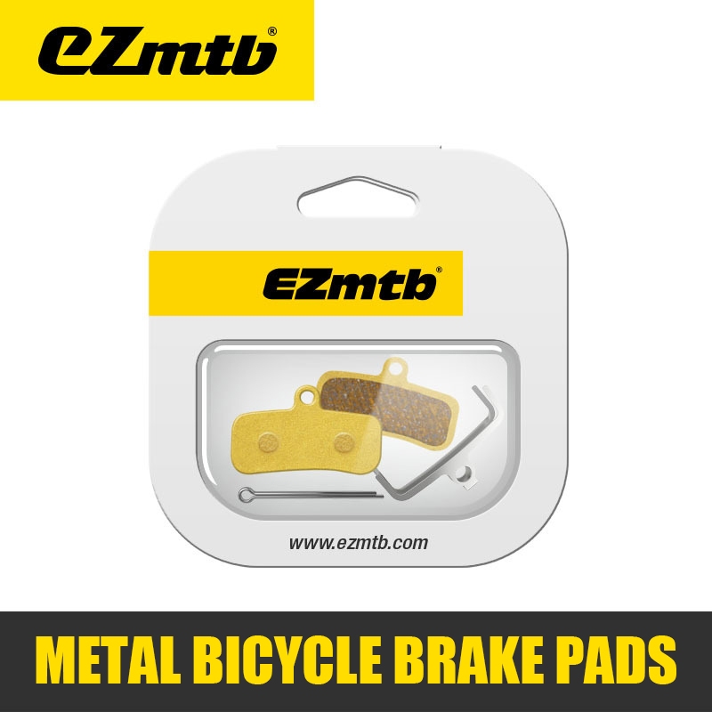 ผ้าเบรคจักรยาน EZmtb ผลิตจากโลหะ ใช้งานได้กับแบรนด์ Shimano, AVID, Haes และ Magura