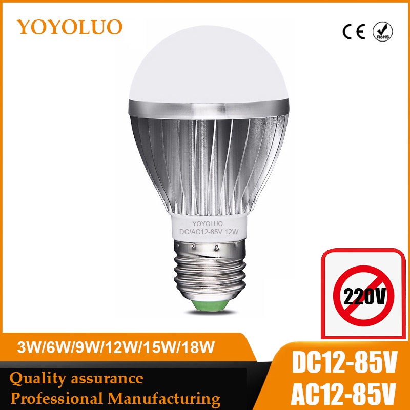 หลอดไฟ Led AC DC 12V 24V 36v 50V สําหรับรถจักร ตั้งแคมป์ และจัดส่ง