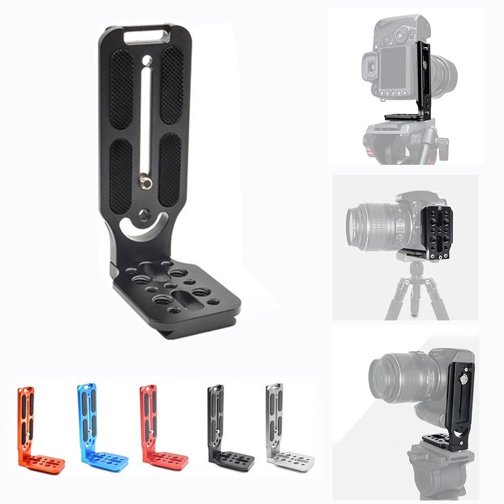 กล้อง L Board Bracket Stabilizer Quick Release แผ่นแนวตั้ง Pan Tilt สําหรับ Zhiyun Stabilizer