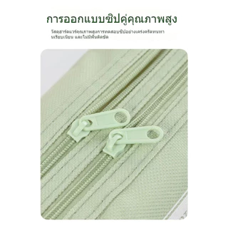 กล่องดินสอผ้า อ็อกซ์ฟอร์ด สองชั้น -กระเป๋าเครื่องเขียนโรงเรียนที่เรียบง่ายและกว้างขวางสําหรับนักเรียนชั้นประถมศึกษา -กระเป๋าถือซิปแบบพกพาสําหรับเก็บเคร