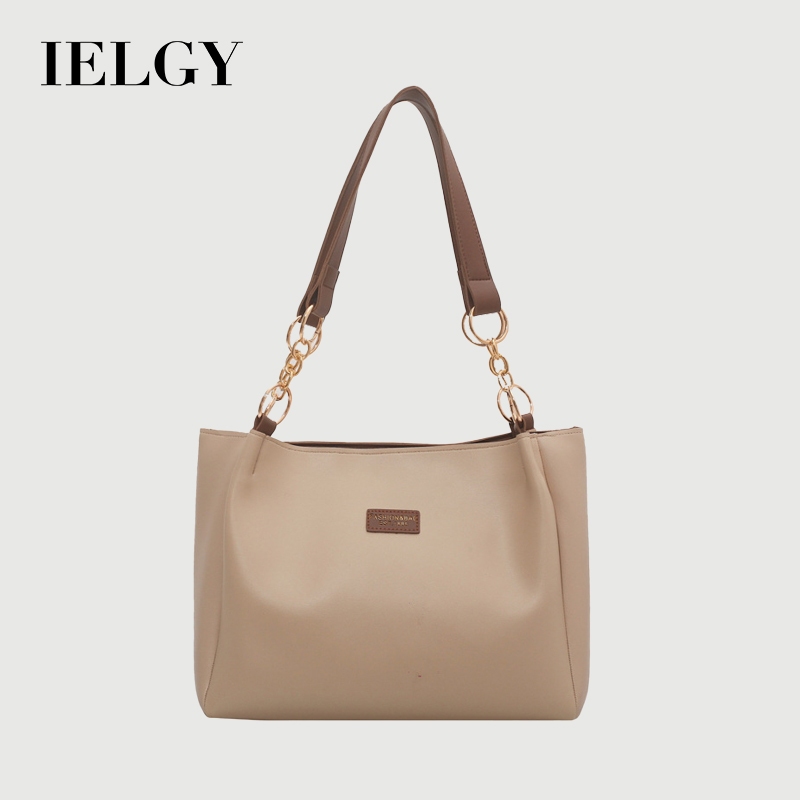 IELGY สุภาพสตรีเกาหลีรุ่น PU หนังนุ่มกระเป๋าแฟชั่น All-Match ขนาดใหญ่ไหล่กระเป๋ารักแร้ Casual Shoul