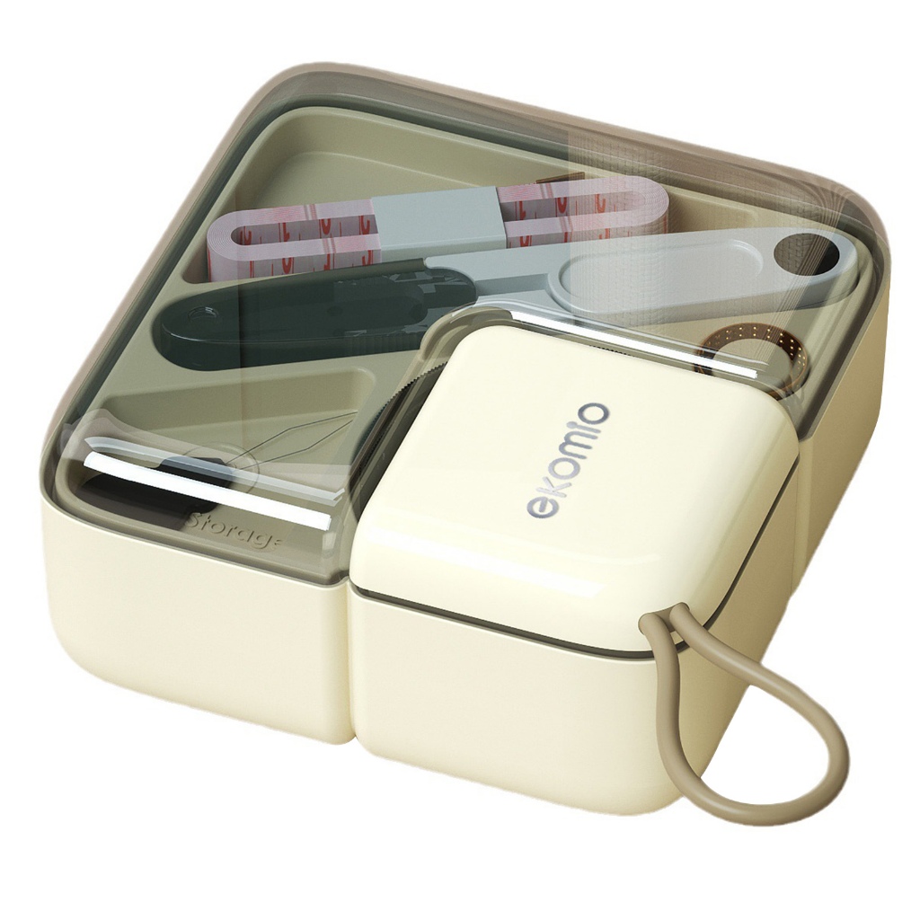 ชุดด้ายเย็บผ้าขนาดเล็กพร้อมกล่องเก็บด้ายเย็บผ้าเข็ม Threader ชุดกรรไกรสําหรับ Home Travel – โปรปัง