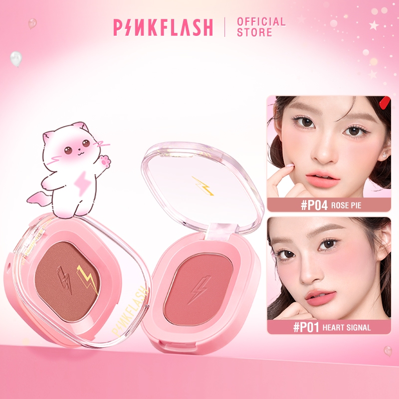 Pinkflash Ohmyhoney บลัชออน ปัดแก้ม สีธรรมชาติ ติดทนนาน