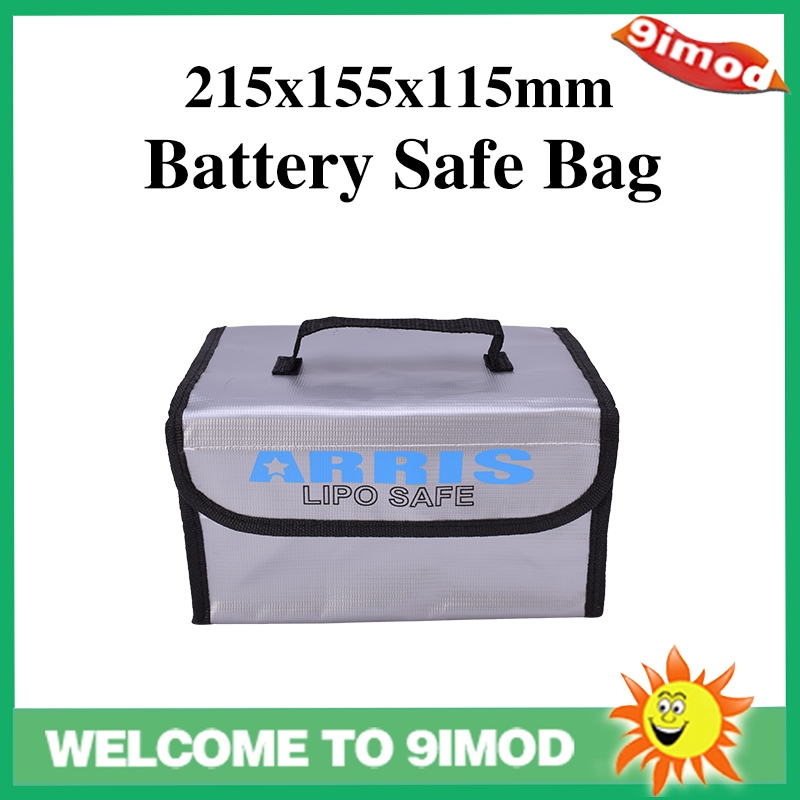 215*155*115 มม.แบบพกพาแบตเตอรี่Guardกระเป๋าทนไฟ 185x75x60 มม.ป้องกันการระเบิดกระเป๋าRC Lipoแบตเตอรี่ปลอดภัยGuard Chargeป้องกันกระเป๋า
