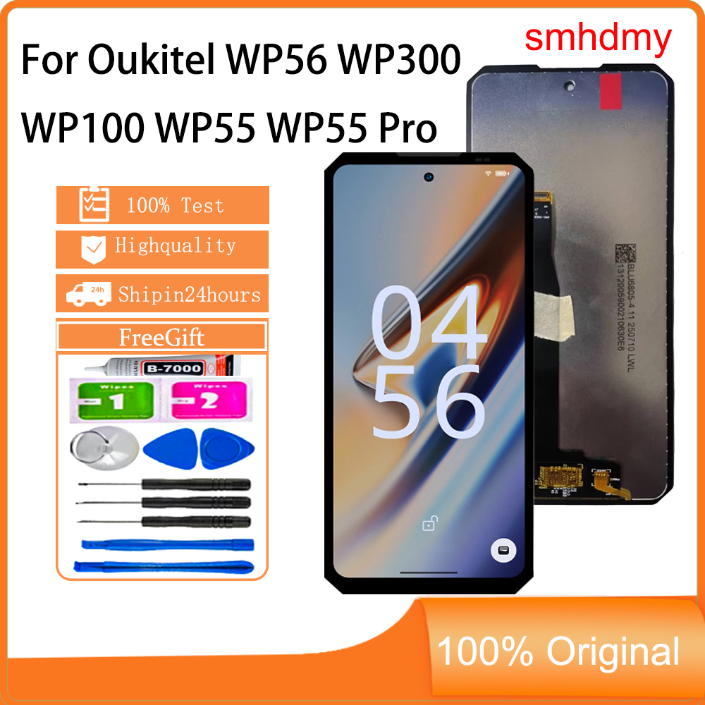 Smhdmy สําหรับ Oukitel WP56 WP300 WP100 WP100 Titan WP55 WP55 Pro LCD หน้าจอสัมผัสเปลี่ยน