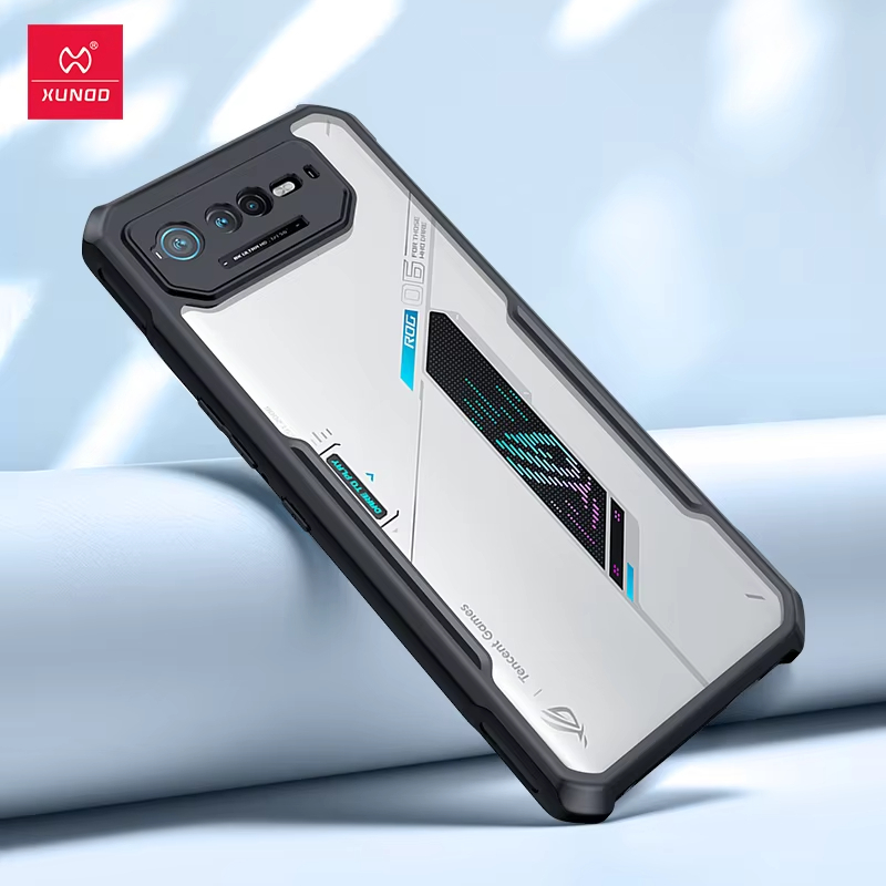 Asus ROG6 ROG Phone 6 Pro 6D Ultimate Case XUNDD ปลอกถุงลมนิรภัยป้องกันการตกกันชนเกราะป้องกันฝาครอบโทรศัพท์โปร่งใส