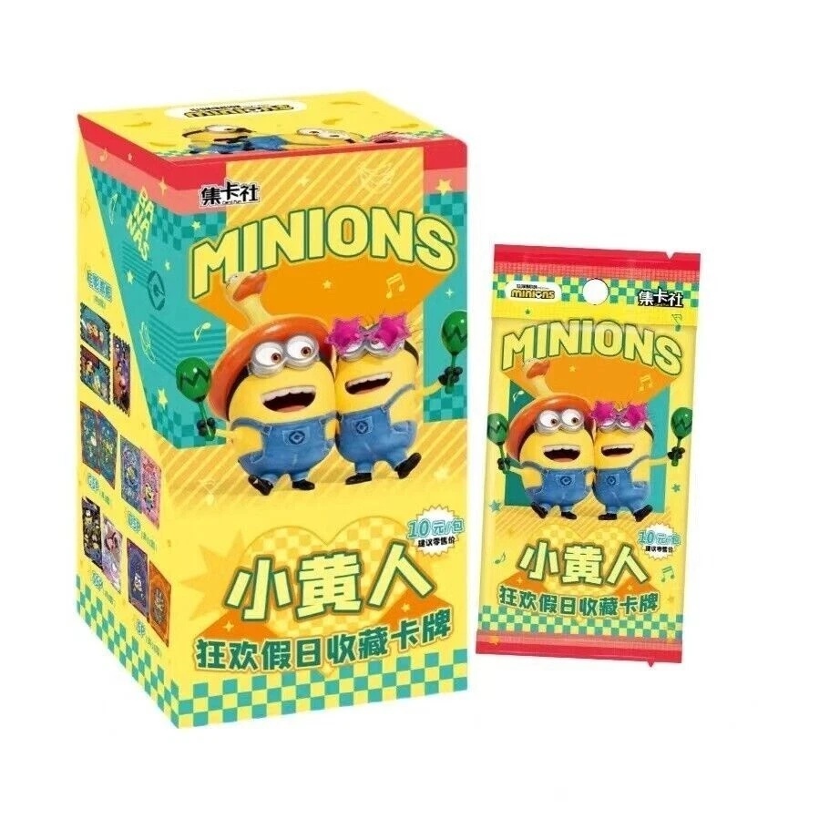 2024 Card Fun Minions Trading Cards Booster Box Collection Card 10 แพ็คปิดผนึก
