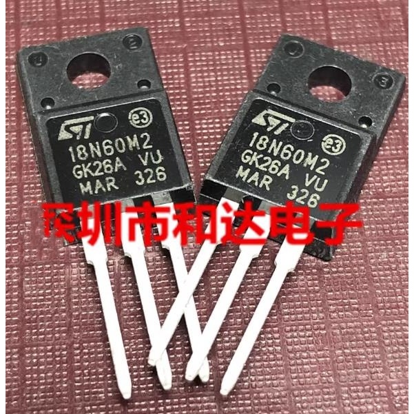 5 ชิ้นเดิม 18N60M2 STF18N60M2 TO-220F 650V 13A