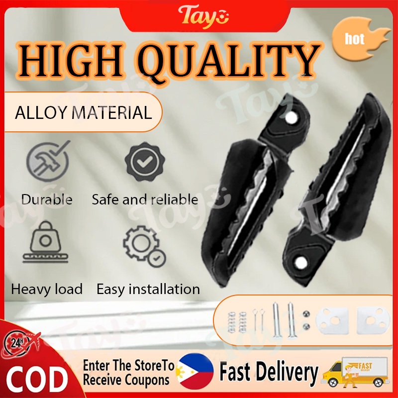 1 คู่ Honda Click Footrest 125i V2 V3/Beat Fi V2 V3 เท้า L8604 สําหรับรถจักรยานยนต์พักเท้า