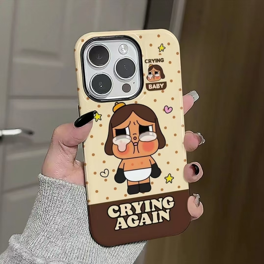น่ารัก Carbaby Crying Again Hard Phone Cover,กันกระแทกป้องกันเคสโทรศัพท์,สําหรับiPhone 17Air 17 16Pl