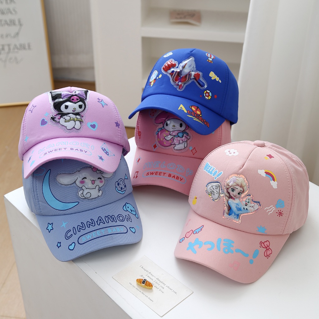 หมวกเบสบอลการ์ตูนลายอนิเมะ เหมาะสำหรับเด็กชายและเด็กหญิง อายุ 3-8 ปี