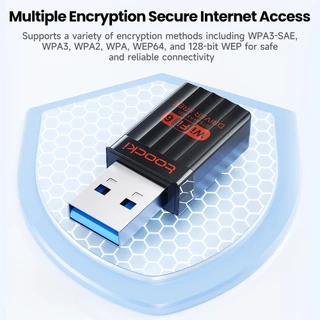 Toocki AX900 USB WiFi 6 บลูทูธ 5.4 อะแดปเตอร์ 2 In1 Dongle Dual Band 2.4G และ 5GHz USB เครือข่ายไร้สาย Wlan ตัวรับสัญญาณเครื่องส่งสัญญาณ