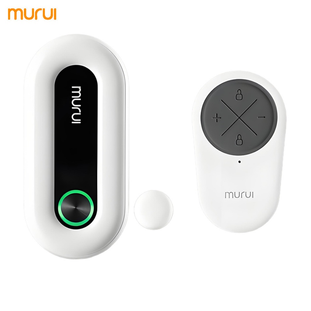 MURUI C200 รีโมทคอนโทรลอัจฉริยะประตู/หน้าต่างนาฬิกาปลุก 140dB Audible & Visual Dual Alarm Deterrence ความปลอดภัย