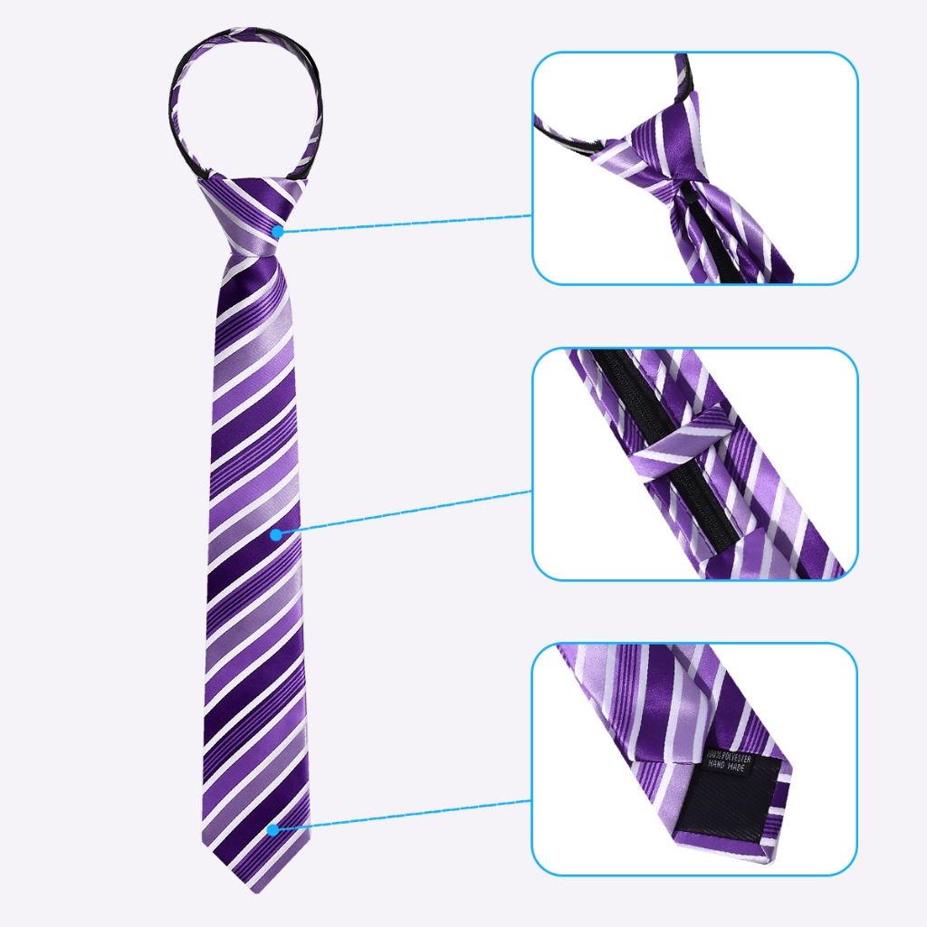 คอผูกสําหรับเด็กเด็กสีดําแฟชั่นเนคไทที่มีซิป ยู นิสซ์ สุภาพบุรุษสีฟ้าแข็งริบบิ้นผูกถ่ายภาพอุปกรณ์ประกอบฉากลายลูกเรือชุดนักเรียนอุปก - รูปที่ 7