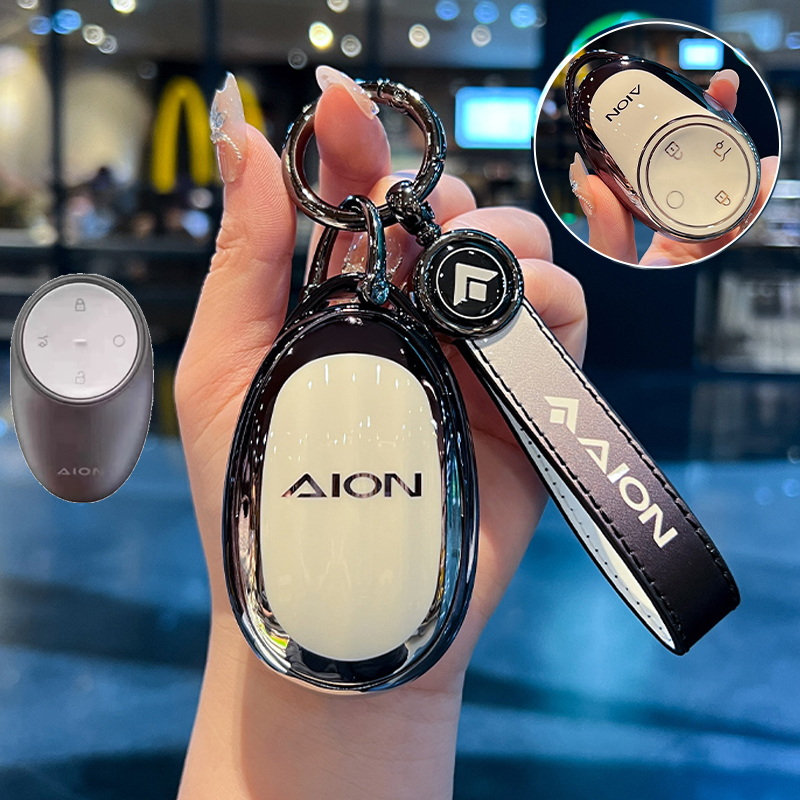 ฝาครอบกุญแจรถยนต์สำหรับ สำหรับรถ GAC AION V 2024-2025 EV/GEN 2 Y PLUS SUV UT 2025 RT กระเป๋าป้องกันรีโมทรถยนต์ เคสกุญแจ AION V Unisex V/PLUS อุปกรณ์ตกแต่งรถยนต์