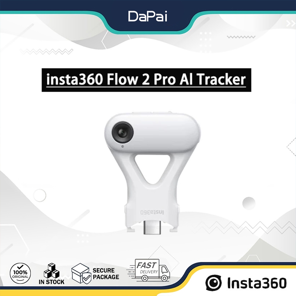 Insta360 Flow 2 Pro AI Tracker พร้อมไฟเติมในตัว เข้ากันได้กับ Android และ iPhone เหมาะสําหรับอุปกรณ์