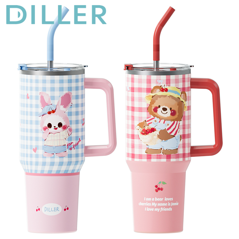 Diller Ace Tumbler กระติกน้ําร้อนขนาดใหญ่ (1200ml) - สแตนเลส 304 การประชุมทางอุณหภูมิ D9388